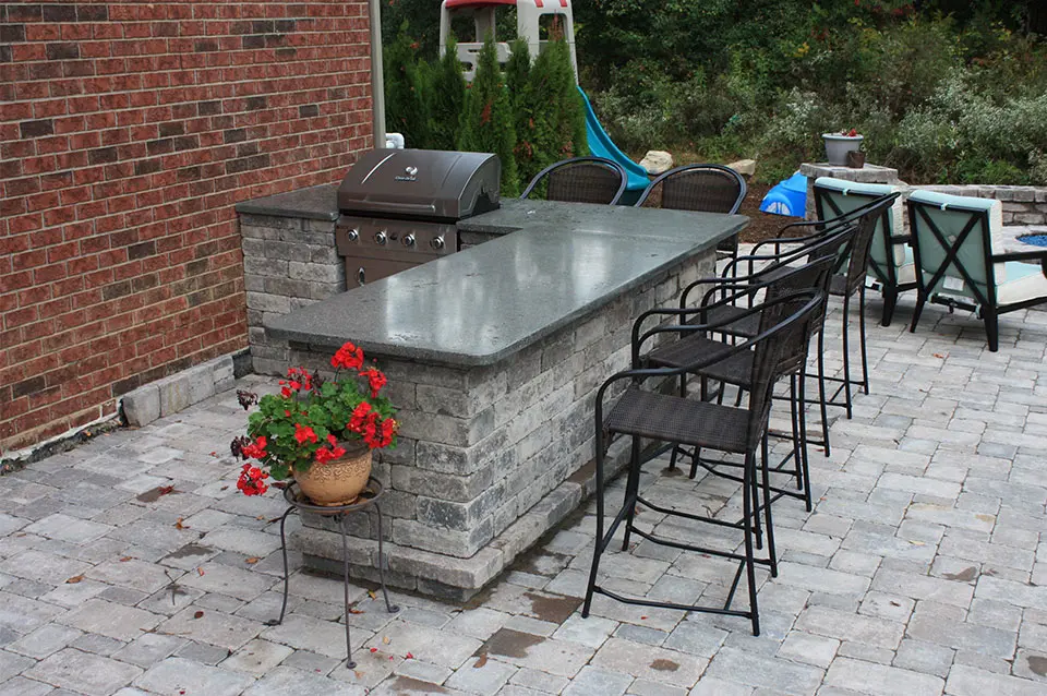 Determine the Best Outdoor Kitchen Location - The People at Visionary Landscaping are the Best
