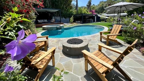 visionary landscaping hardscaping pool decking summer michigan